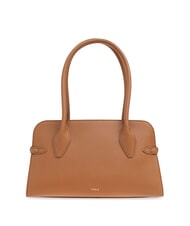 FURLA GOCCIA Borsa a spalla piccola in pelle brandy - Borse Donna - 4