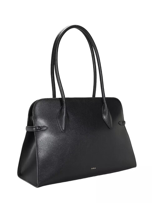 GOCCIA Borsa a spalla in pelle Nero - Borse Donna
