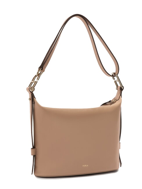 NUVOLA M Borsa in pelle doppia portabilità greige - Borse Donna