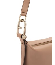 FURLA NUVOLA M Borsa in pelle doppia portabilità greige - Borse Donna - 3