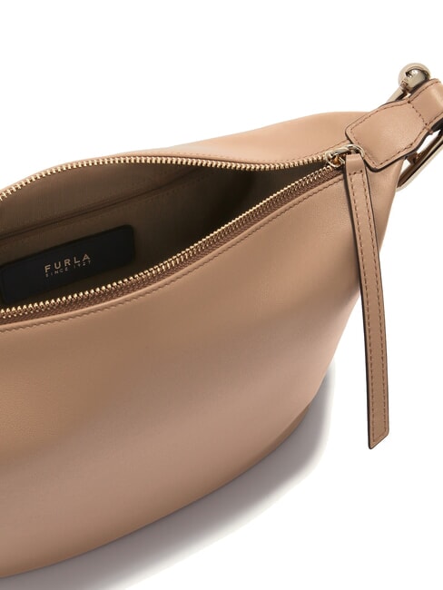 NUVOLA M Borsa in pelle doppia portabilità greige - Borse Donna