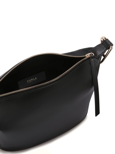 NUVOLA M Borsa in pelle doppia portabilità Nero - Borse Donna