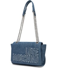 LOVE MOSCHINO DENIM  Borsetta a spalla / a tracolla blu - Borse Donna - 3