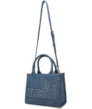 LOVE MOSCHINO DENIM Borsa a mano, con tracolla blu - Borse Donna - 3