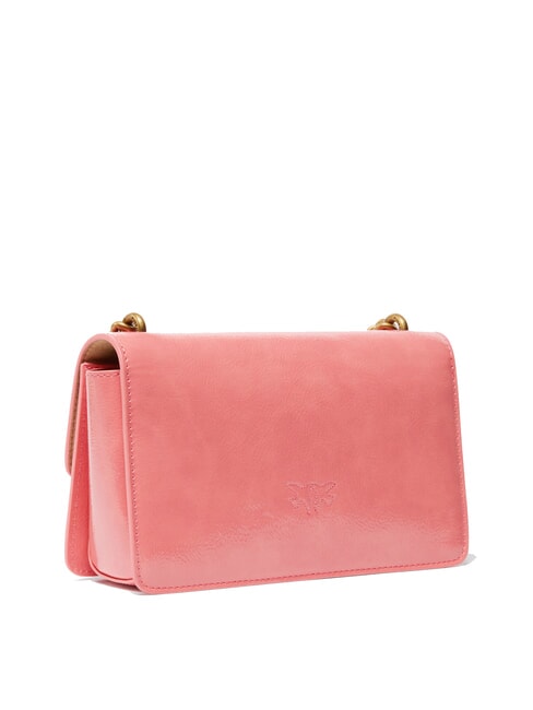 LOVE ONE MINI  Mini Bag a tracolla fiore di pesco-antique gold - Borse Donna