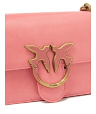 PINKO LOVE ONE MINI  Mini Bag a tracolla fiore di pesco-antique gold - Borse Donna - 3