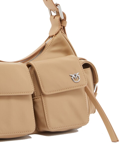 CARGO Borsa a spalla con tasche beige-grigio fumo-shiny nickel - Borse Donna