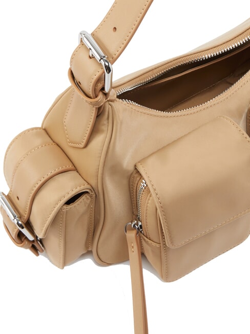 CARGO Borsa a spalla con tasche beige-grigio fumo-shiny nickel - Borse Donna