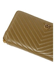PINKO RYDER Portafoglio in pelle piantagione-antique gold - Portafogli Donna - 4