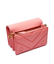 PINKO LOVE CLICK Borsa mini in pelle trapuntata fiore di pesco-antique gold - Borse Donna - 6