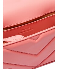 PINKO LOVE CLICK Borsa mini in pelle trapuntata fiore di pesco-antique gold - Borse Donna - 8