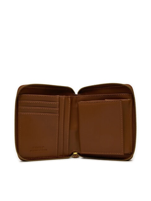 TAYLOR Quilted Portafoglio Zip Around cuoio-antique gold - Portafogli Donna