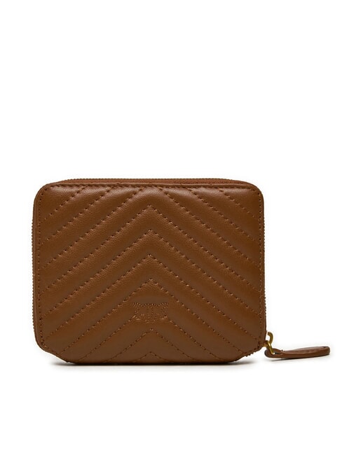 TAYLOR Quilted Portafoglio Zip Around cuoio-antique gold - Portafogli Donna