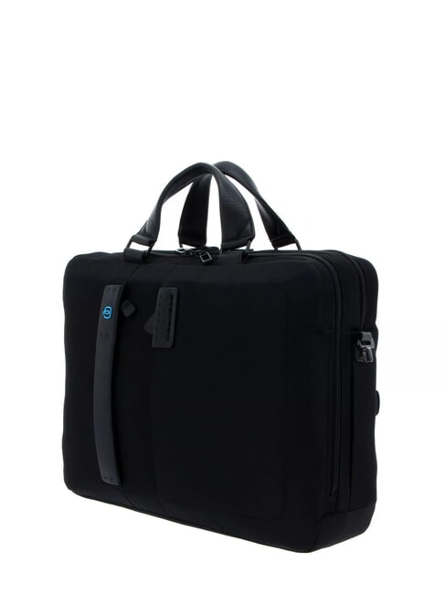 P16 Cartella porta PC 15.6"- iPad 10,5" CHEVRON/NERO - Cartelle Lavoro