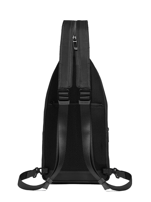 WOLLEM Monospalla / Zaino porta iPad Mini Nero - Tracolle Uomo