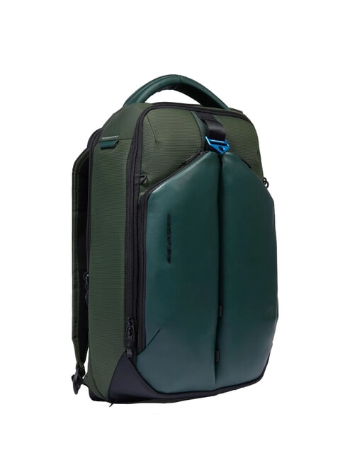 PQ-EARTH Zaino porta pc 15,6" VERDE - Zaini da lavoro porta PC