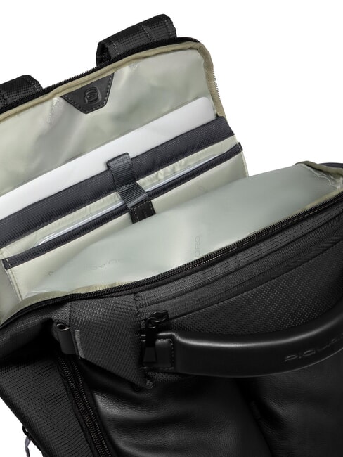 PQ-EARTH Zaino porta pc 15,6" Nero - Zaini da lavoro porta PC