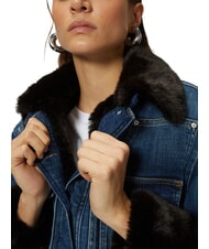 PINKO POP Giacca in denim con applicazioni lavaggio vintage medio scuro - Giacche Donna - 3