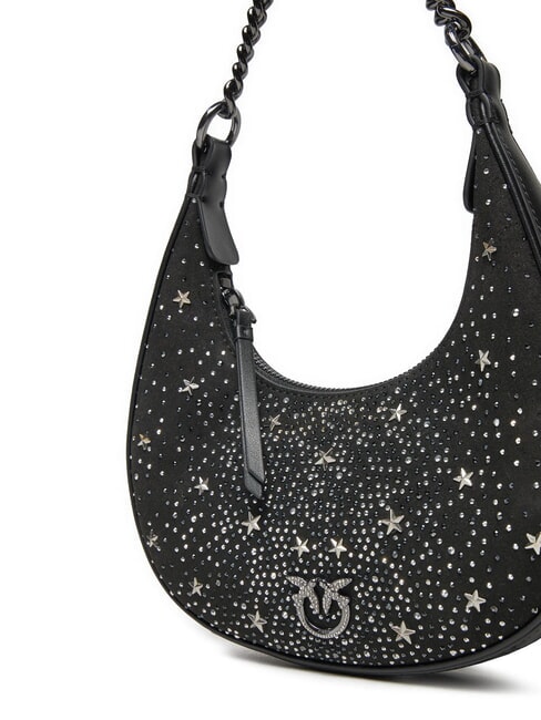 BRIOCHE Borsa mini con stelle e strass nero limousine-canna fucile - Borse Donna