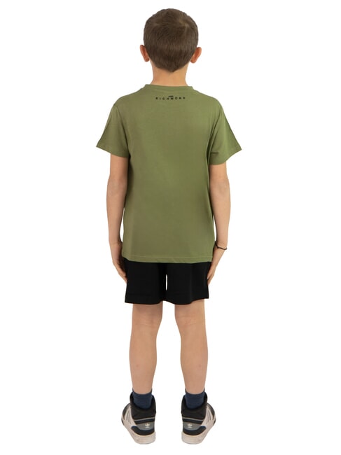 NORMI Set T-shirt e bermuda green mil. - Tute bambini