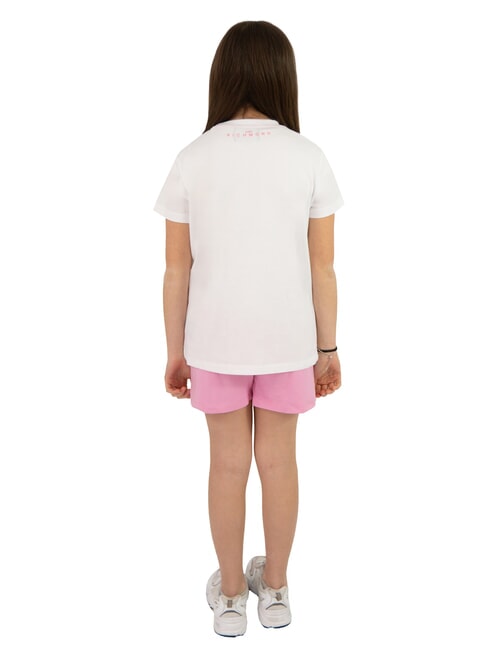 BARANCA Set T-shirt e bermuda white/pink - Tute bambini