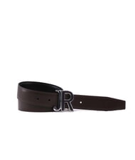 JOHN RICHMOND JR LOGO Cintura doubleface in pelle black/moro - Cinture - 2