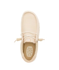 HEY DUDE WALLY STRETCH SOX Mocassini in tessuto mesh irish cream/egret - Scarpe Uomo - 3