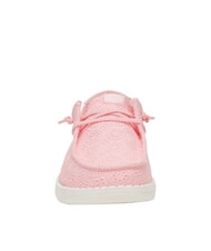 HEY DUDE WENDY EYELET LACE Mocassini traforati texture fiori pale pink - Scarpe Donna - 4