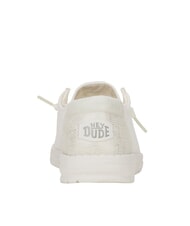 HEY DUDE WENDY EYELET LACE Mocassini traforati texture fiori white - Scarpe Donna - 5