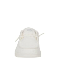 HEY DUDE WENDY EYELET LACE Mocassini traforati texture fiori white - Scarpe Donna - 4