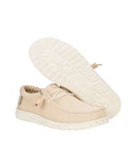 HEY DUDE WALLY STRETCH SOX Mocassini in tessuto mesh irish cream/egret - Scarpe Uomo - 6