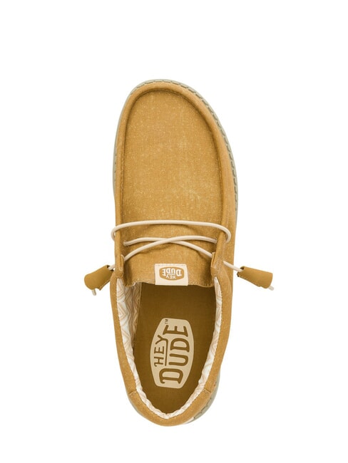 WALLY CANVAS M Mocassini easy-on in tela cumin brown/stone grey - Scarpe Uomo