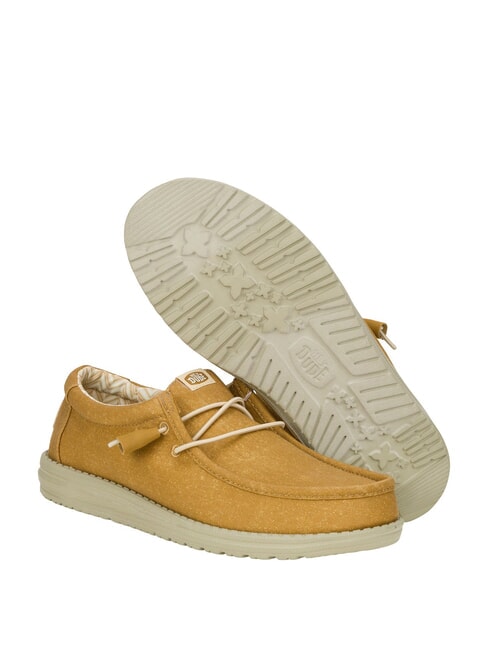 WALLY CANVAS M Mocassini easy-on in tela cumin brown/stone grey - Scarpe Uomo