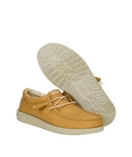 HEY DUDE WALLY CANVAS M Mocassini easy-on in tela cumin brown/stone grey - Scarpe Uomo - 6