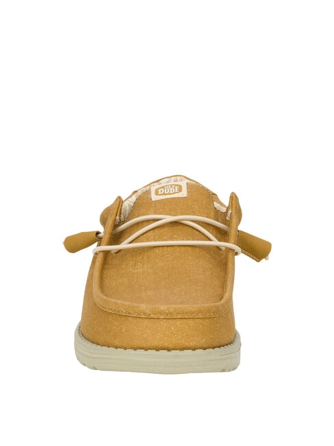 WALLY CANVAS M Mocassini easy-on in tela cumin brown/stone grey - Scarpe Uomo