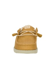 HEY DUDE WALLY CANVAS M Mocassini easy-on in tela cumin brown/stone grey - Scarpe Uomo - 4