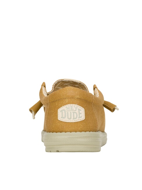 WALLY CANVAS M Mocassini easy-on in tela cumin brown/stone grey - Scarpe Uomo