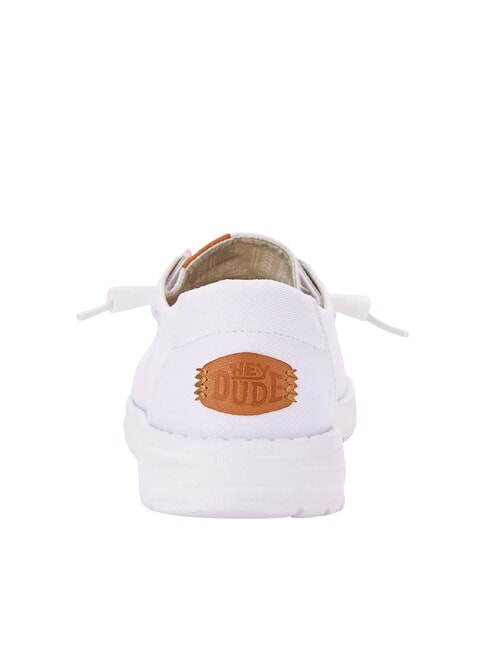 WENDY CANVAS W Mocassini in tela white - Scarpe Donna