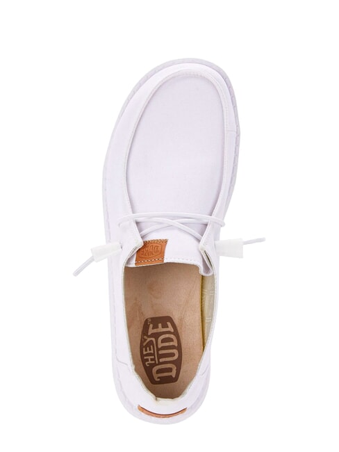 WENDY CANVAS W Mocassini in tela white - Scarpe Donna
