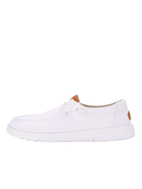 WENDY CANVAS W Mocassini in tela white - Scarpe Donna