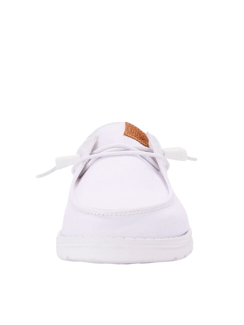 WENDY CANVAS W Mocassini in tela white - Scarpe Donna