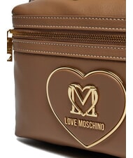 LOVE MOSCHINO GOLDEN HEART  Zainetto taupe - Borse Donna - 3