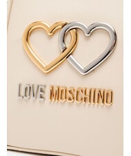 LOVE MOSCHINO TWINS  Mini Bag a mano, con tracolla avorio - Borse Donna - 3