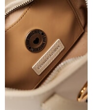 LOVE MOSCHINO TWINS  Mini Bag a mano, con tracolla avorio - Borse Donna - 4