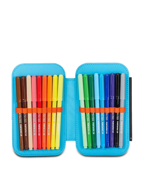 TRICYLED BOY Astuccio completo di kit scuola red orange - Astucci e Accessori