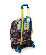 SJGANG GANG BORN TO FUN BOY  Zaino trolley sganciabile, 3 ruote - Zaini con carrello