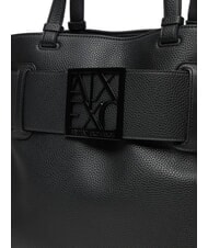 ARMANI EXCHANGE SUSIE SOFT Borsa a spalla con fibbia logata black - Borse Donna - 3
