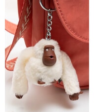 KIPLING CATIA Borsa piccola a tracolla con flap vintage pink furry monkey - Borse Donna - 4