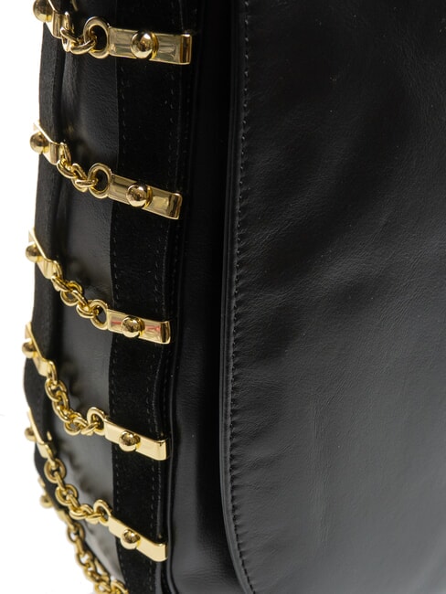 NORA Borsa a spalla in pelle nero - Borse Donna