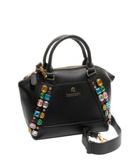 BRACCIALINI STONES Borsa bauletto con pietre colorate nero - Borse Donna - 2